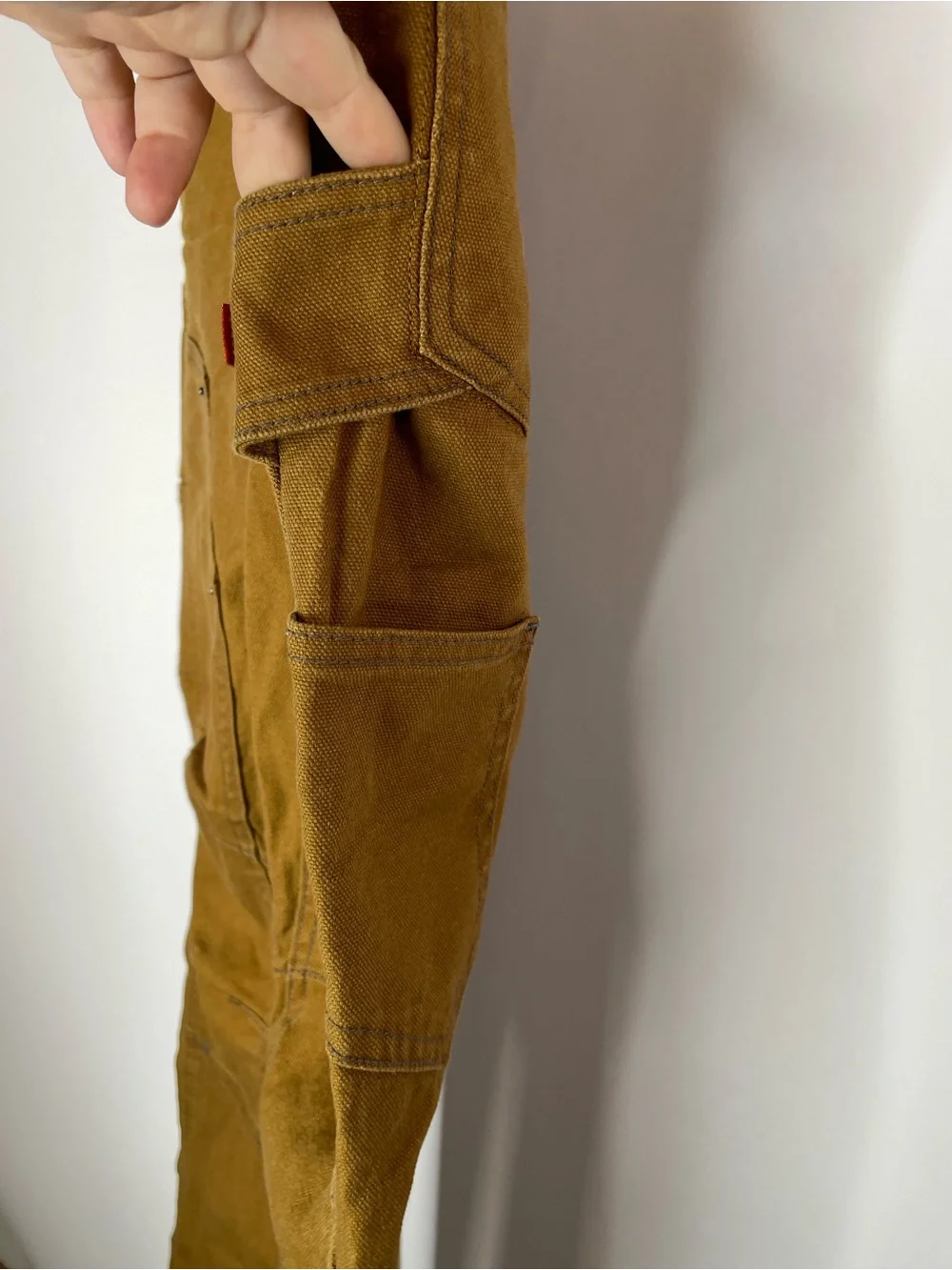 Dovetail Workwear | Britt Utility Pants Saddle Brown Tan Canvas Size 00 28 NWT - Picture 6 of 12